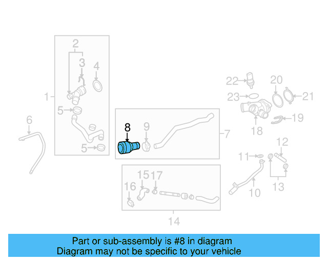 Reservoir Hose Clamp N-906-869-02 - View 196