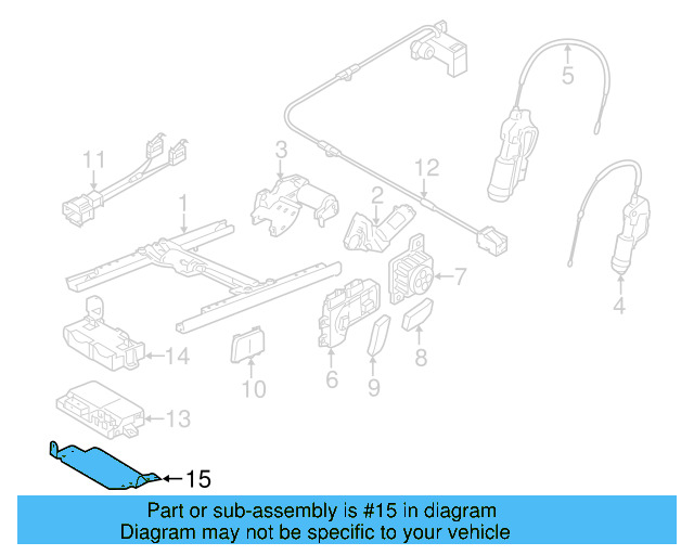 Bracket 8E0-959-729-B - View 3