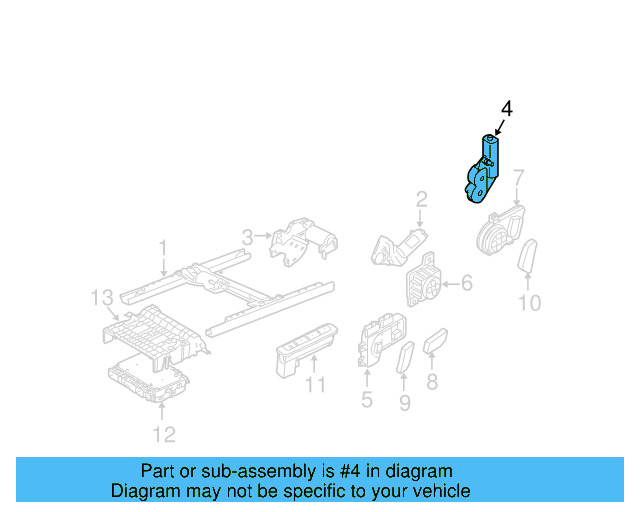 Adjust Motor 8K0-959-112 - View 9