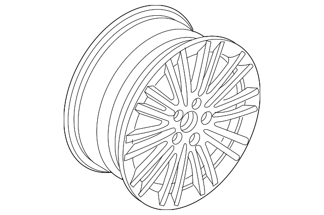 Wheel, Alloy 1K0-601-025-BA-16Z - View 22