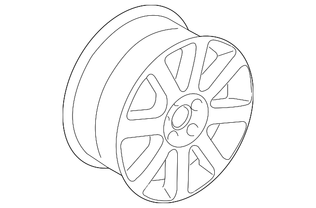 Wheel, Alloy 1K0-601-025-N-8Z8 - View 39