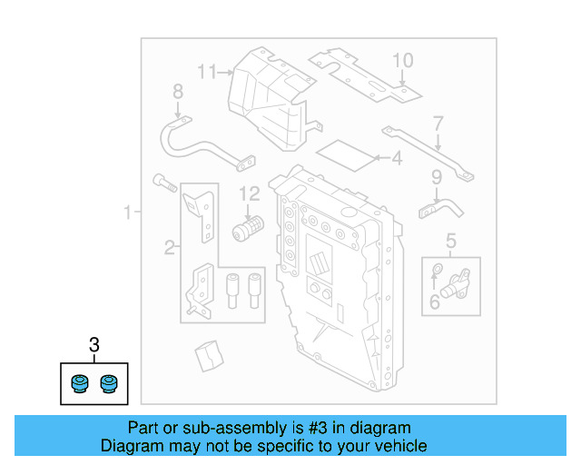 Control Assembly Grommet 7P0-129-669 - View 3