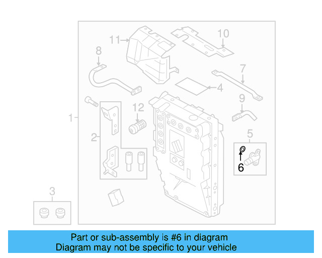 Water Inlet O 7P0-907-447-A - View 3