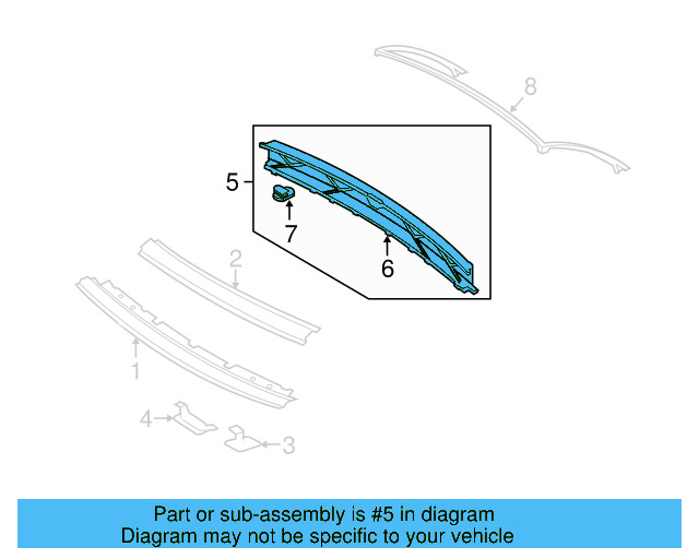 Air Deflector 1Q0-877-651-K-9B9 - View 4