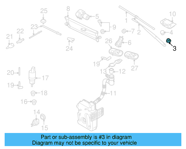 Wiper Arm Nut N-900-744-04 - View 19