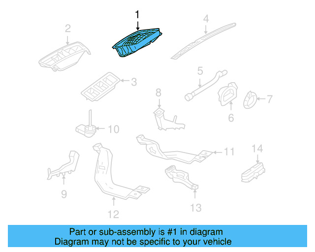 Engine Air Intake Hose 1K0-129-654-BE