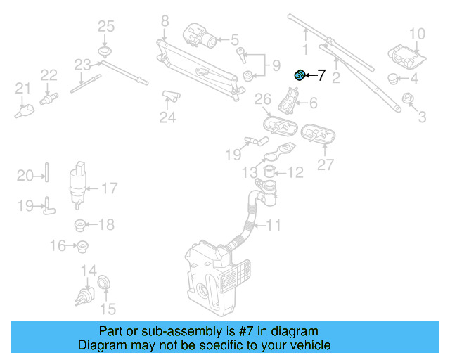 Bracket Grommet 1K0-955-493-A - View 16