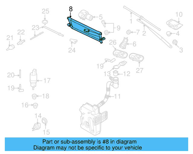 Wiper Transmission 5K1-955-601 - View 14