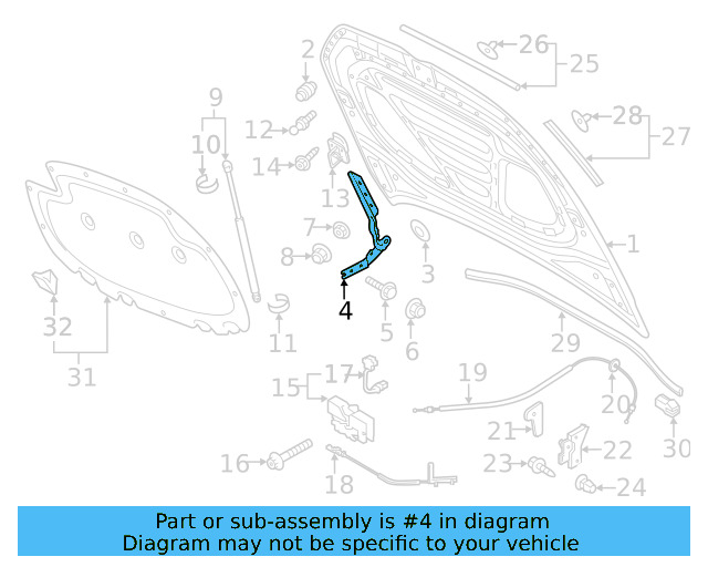 Hinge 5GM-823-301-A - View 3
