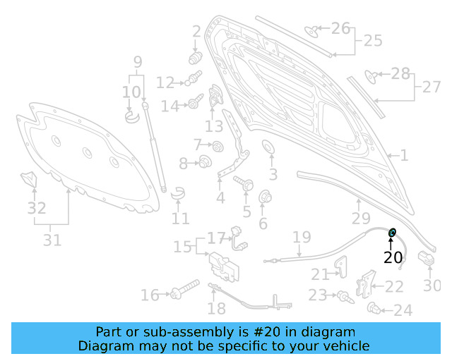 Release Cable Grommet 431-971-908 - View 14