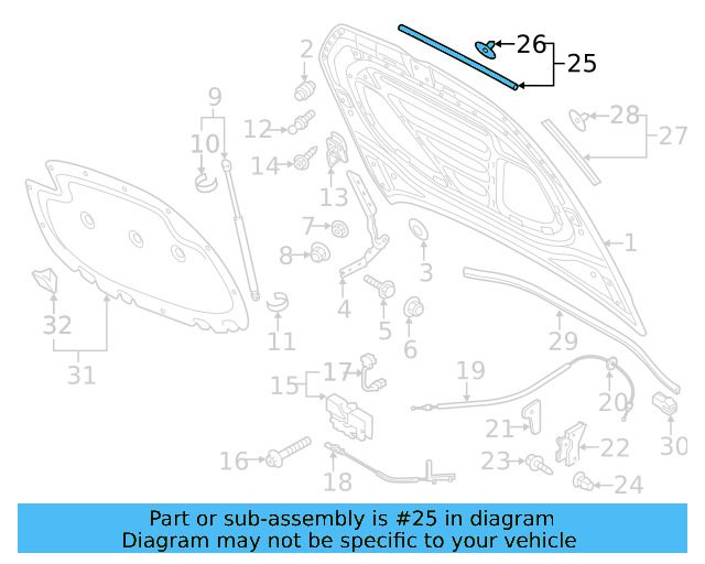 Front Seal 5G0-823-707 - View 12