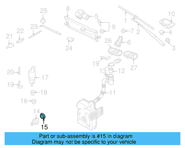 Level Sensor Seal 7M0-919-382