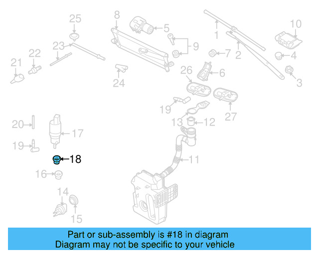 Washer Pump Seal 443-955-465 - View 15