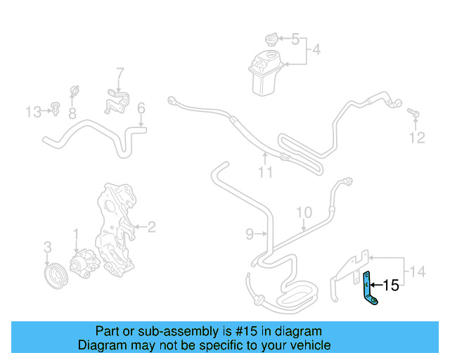 Suction Hose Bracket 1C0-422-162-B - View 18