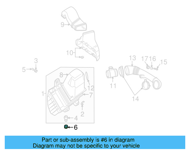 Air Cleaner Assembly Plug 4A0-129-697