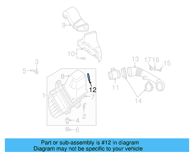 Air Mass Sensor Gasket N-909-219-01 - View 10