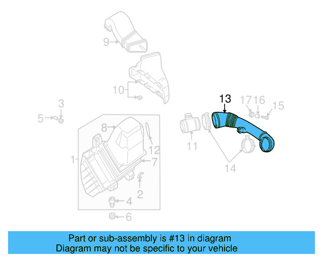 Inlet Duct 3B0-129-617-K - View 6