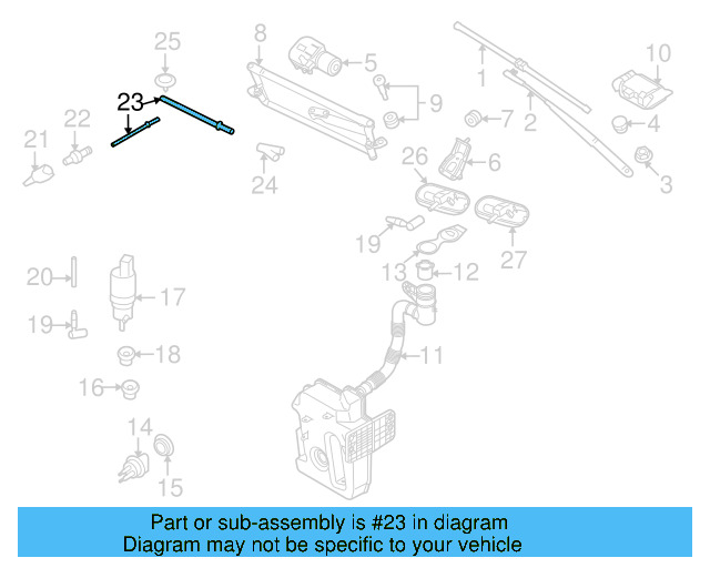 Hose 2D0-955-962 - View 128