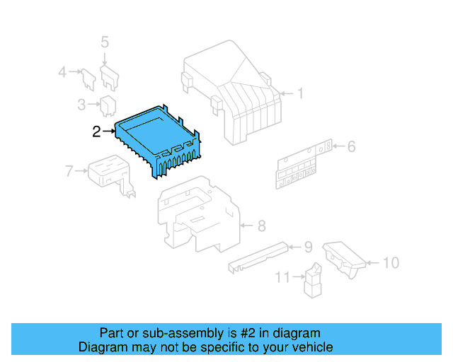 Fuse & Relay Box 1K0-937-125-D - View 14