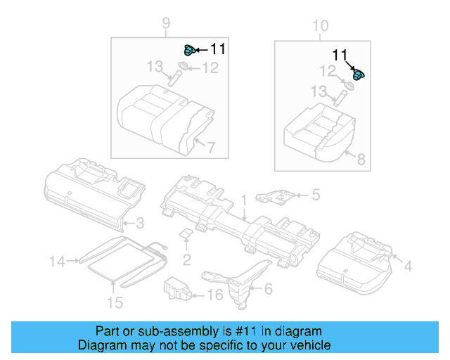 Seat Cushion Pad 7L6-885-376-AE - View 4