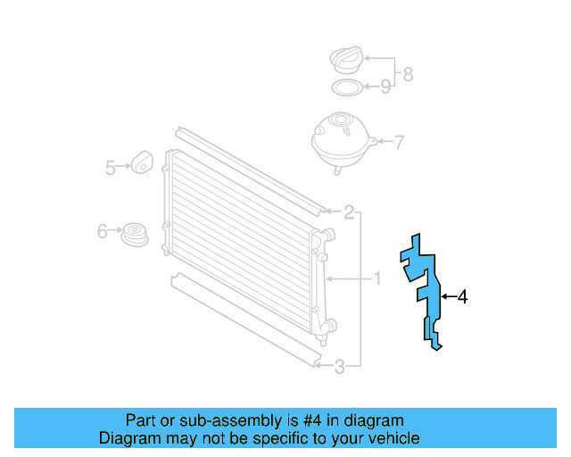 Air Baffle 1Q0-121-283 - View 14
