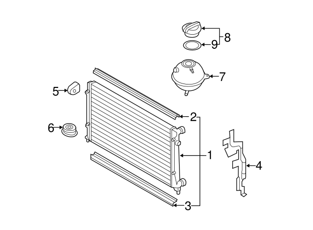 Radiator 1K0-198-251-CS - View 14