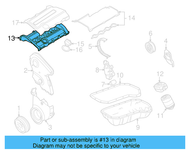 Valve Cover 058-103-475-F