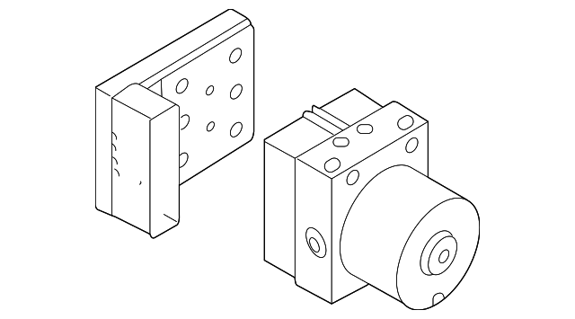 ABS Pump Assembly 1K0-614-517-DE-BEF - View 8