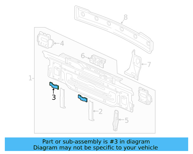 Rear Body Panel Retainer 6Q6-813-269 - View 20
