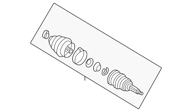 Outer Joint Assembly 1J0-498-099-EX - View 14