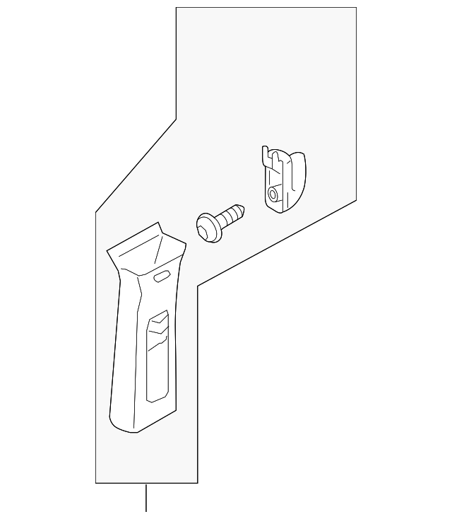 Upper Pillar Trim 1K4-867-244-R-BR2 - View 6