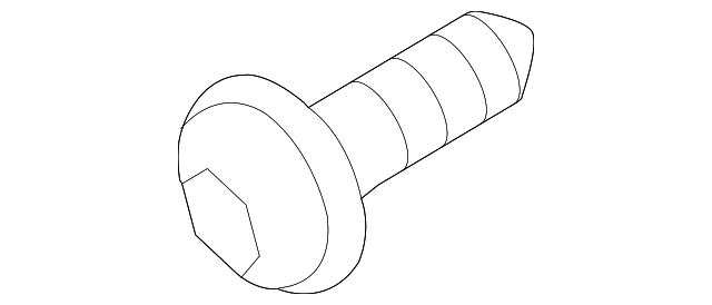 Upper Center Pillar Trim Screw N-909-197-01 - View 18
