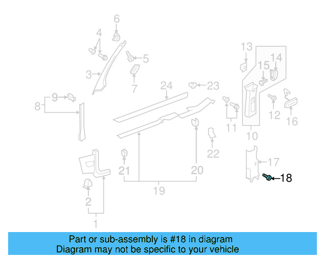 Scuff Plate 1K4-853-371-E-82V - View 8