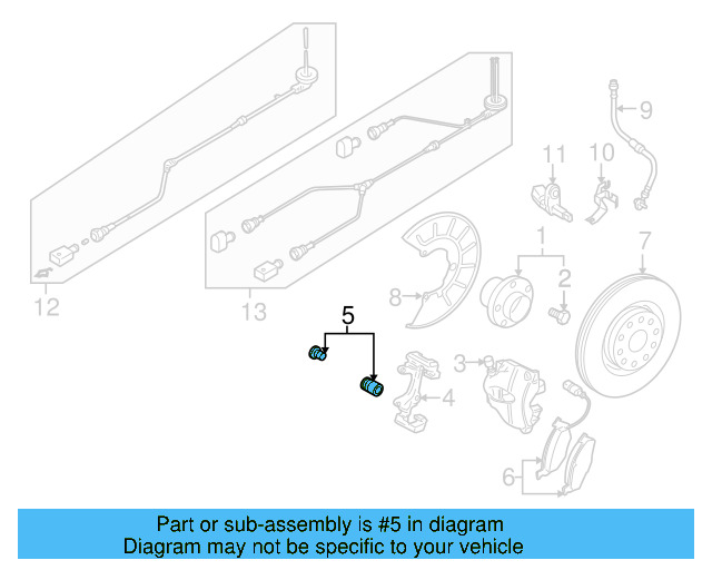 Disc Brake Caliper Pin Boot Kit 8V0-698-647 - View 20