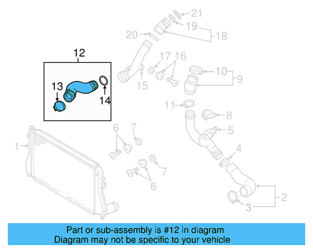 Connector Hose 1K0-145-832-AS - View 41