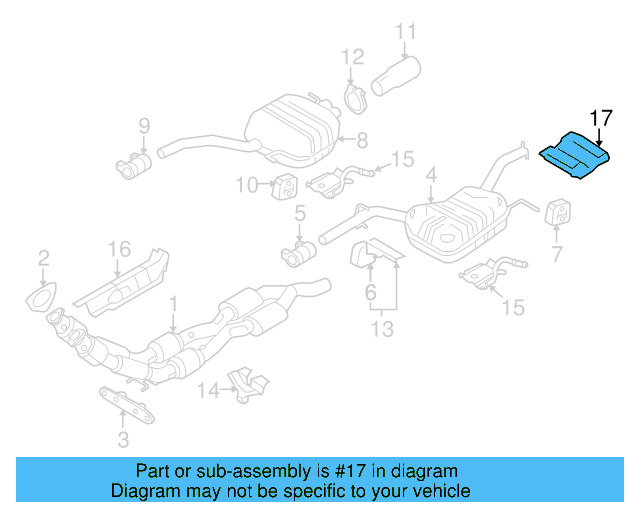 Heat Shield 3C0-825-701-C - View 16