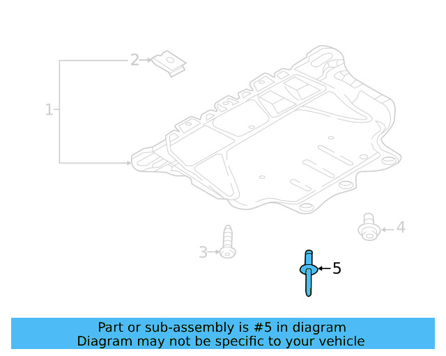 Splash Shield Rivet 5WA-825-267-A - View 2