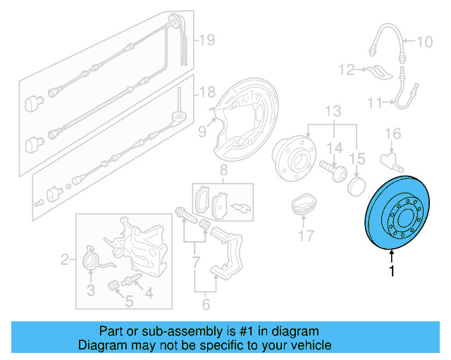 Disc Brake Rotor Rear 5Q0-615-601-D - View 17