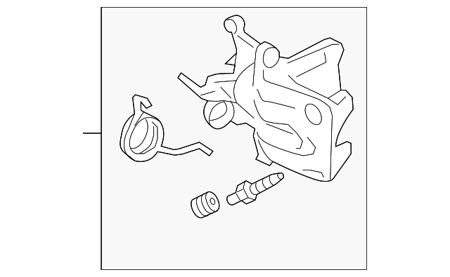 Disc Brake Caliper 5K0-615-423 - View 2