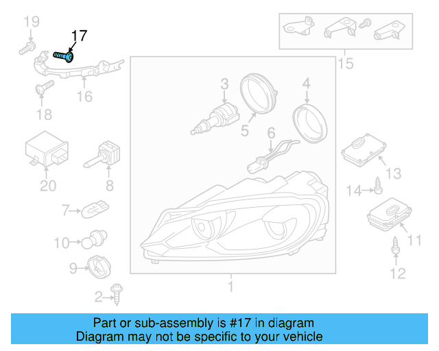 Guide Support 5K0-807-572-J - View 22