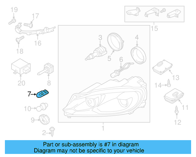 O'head Lamp Bulb N-017-753-10 - View 54