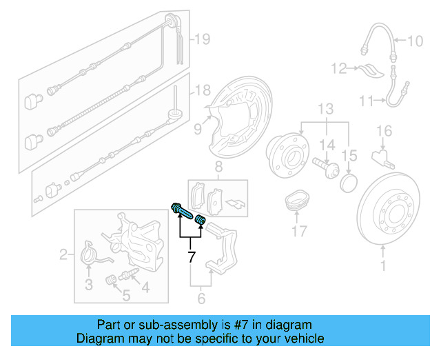 Disc Brake Caliper Pin Boot 1K0-698-470 - View 33