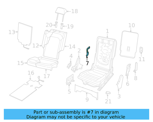 Inner Trim 3CN-885-268-82V - View 13