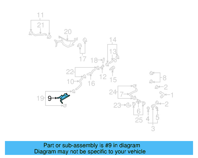 Engine Coolant Pipe 022-131-561-Q - View 15