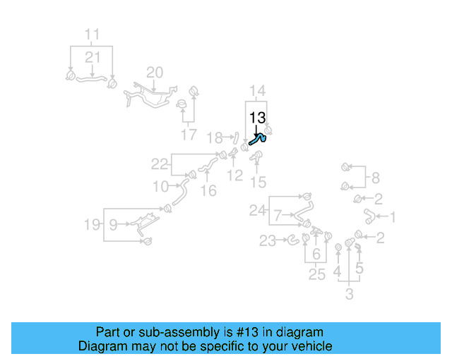 Engine Coolant Hose 1K0-121-447-AL - View 6