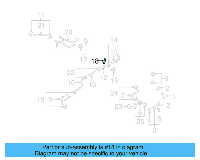 Engine Coolant Hose 1K0-121-447-AT - View 8