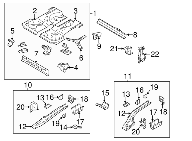 Seat Bracket 1K0-804-094-A
