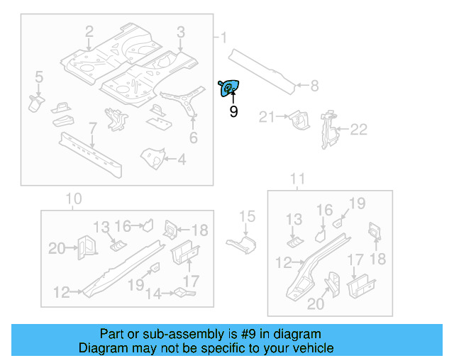 Seat Bracket 1K0-804-094-A - View 20