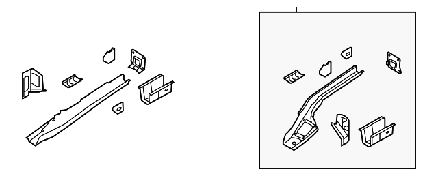Side Member Assembly 1K6-803-501-G - View 5