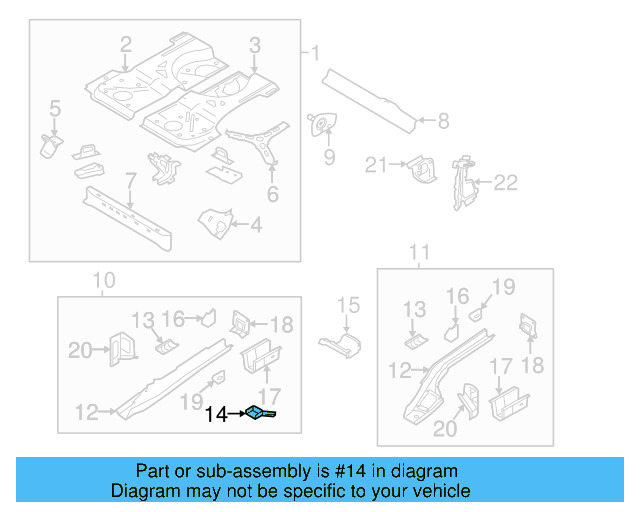Tow Hook Bracket 1K0-803-612 - View 10